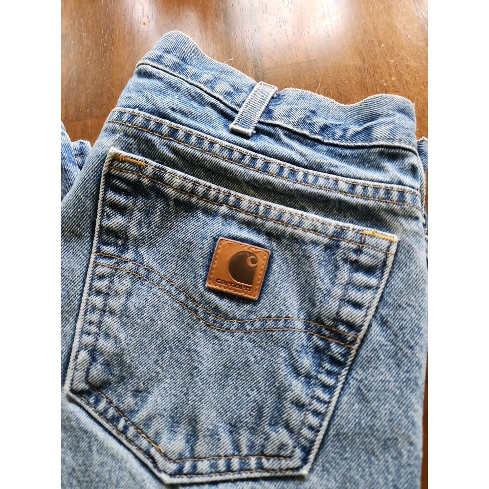 Carhartt B18 DST Traditional Fit Jeans 33x30 Heavyweight Denim Work Pants